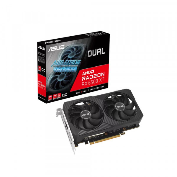 Card Màn Hình ASUS DUAL Radeon RX 6500 XT OC 4GB GDDR6 (DUAL-RX6500 XT-O4G-V2)