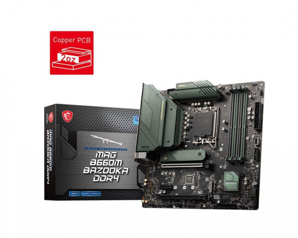 Bo Mạch Chủ MSI MAG B660M BAZOOKA DDR4