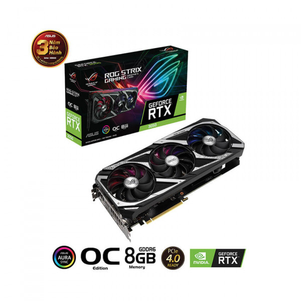 Card Màn Hình Asus ROG Strix RTX 3050 O8G Gaming