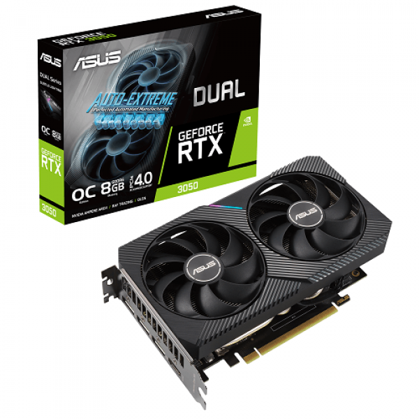 Card Màn Hình Asus Dual RTX 3050 OC 8GB V2 (DUAL-RTX3050-O8G-V2)
