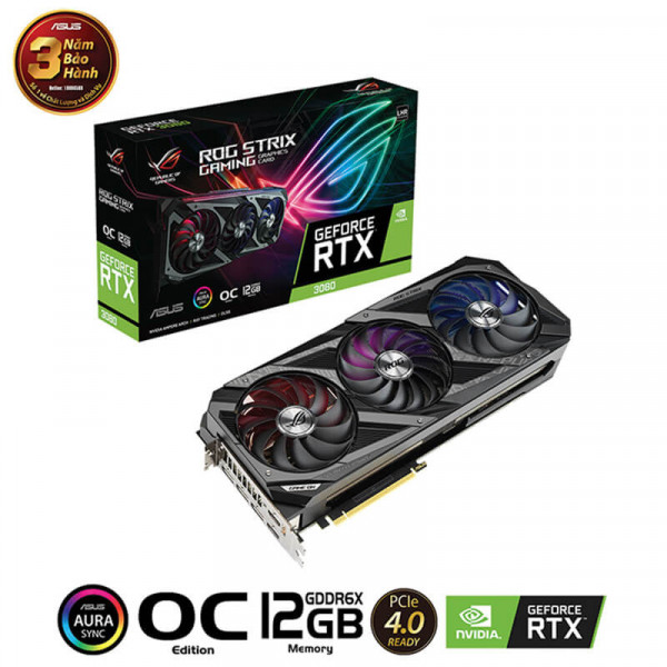 Card Màn Hình Asus ROG Strix RTX 3080 O12G Gaming