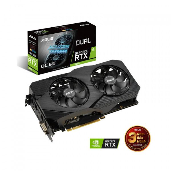 Card Màn Hình Asus Dual RTX 2060 O6G EVO