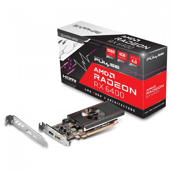 Card Màn Hình SAPPHIRE PULSE RX 6400 GAMING 4GB - Low Profile