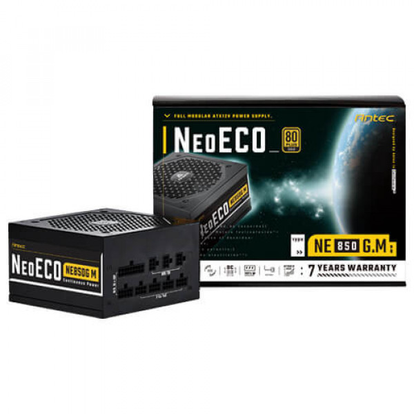 Nguồn Antec NeoECO Gold modular 850W 80 Plus Gold