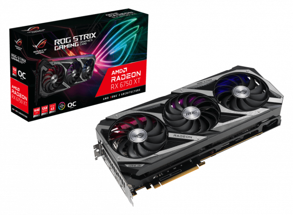 Card Màn Hình ASUS ROG STRIX Radeon RX 6750 XT O12G Gaming 