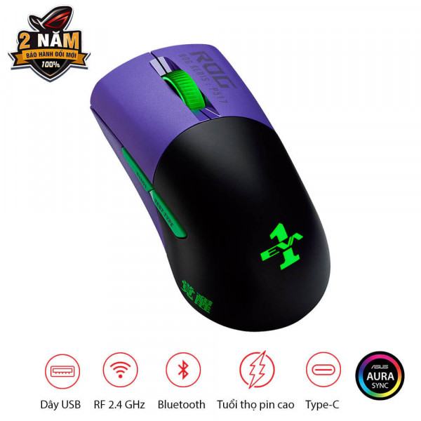 Chuột Không Dây Asus ROG Keris Wireless EVA Edition