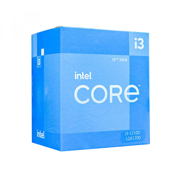 CPU Intel Core i3-12100 4C/8T (3.3 Ghz up to 4.3GHz, 12MB, LGA1700, Alder Lake)