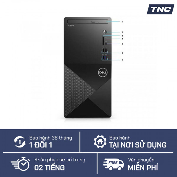 PC Đồng Bộ Dell Vostro 3888 MT 70271212 i3-10105/ 4GB RAM/ 1TB HDD/ Win11