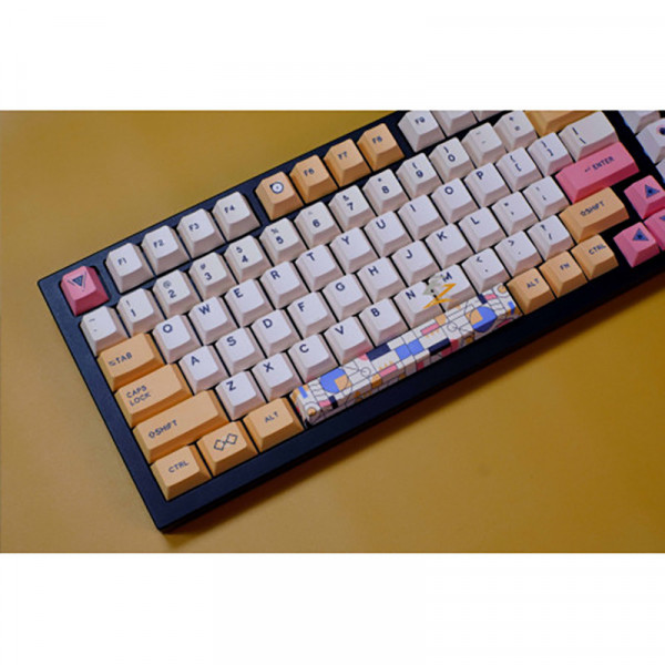 Full Set Keycap Cherry DAGK Vàng Trắng 128 Phím