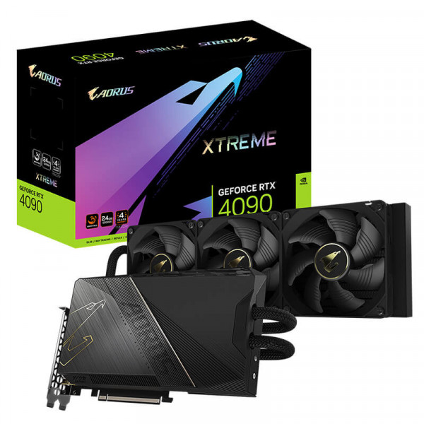 Card màn hình Gigabyte AORUS GeForce RTX® 4090 XTREME WATERFORCE 24G