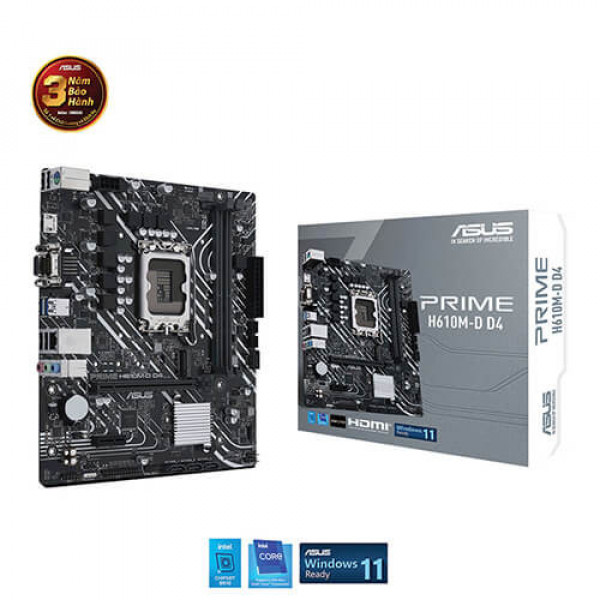 Bo Mạch Chủ Asus PRIME H610M-D D4