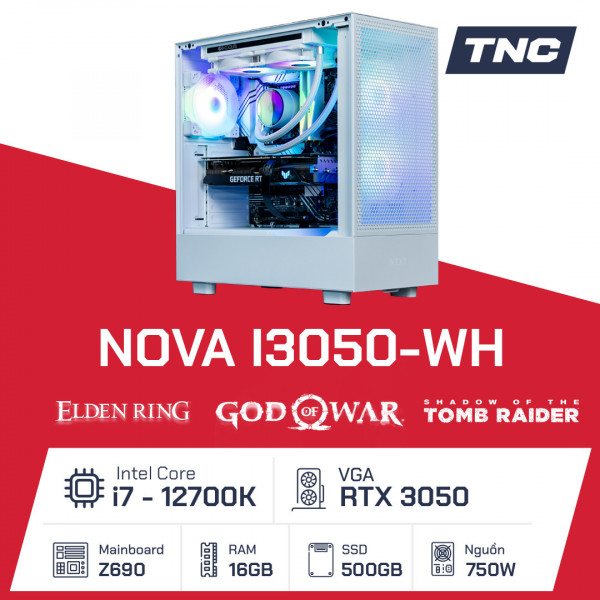 PC Gaming - Nova I3050 - WH Intel Core i7 - 12700K 12C/20T
