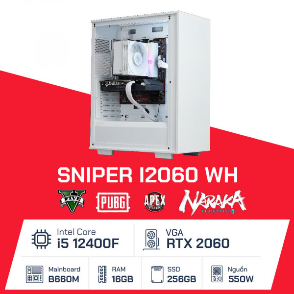 PC Gaming - Sniper I2060 - WH