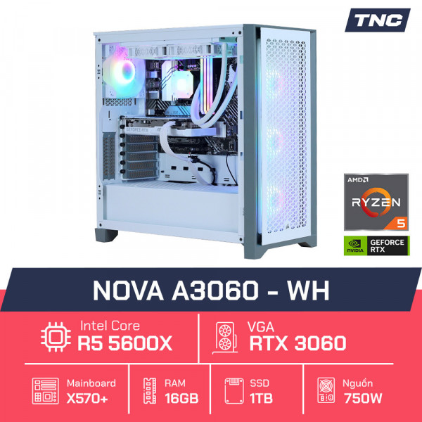 PC Gaming - Nova A3060 - WH