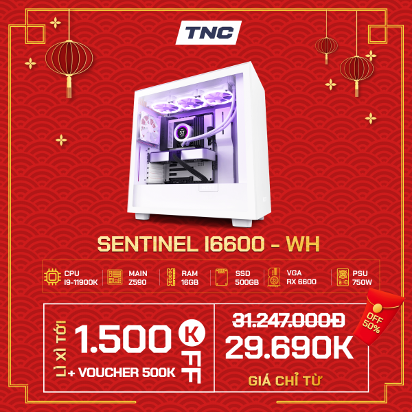 PC Gaming - Sentinel I6600 - WH