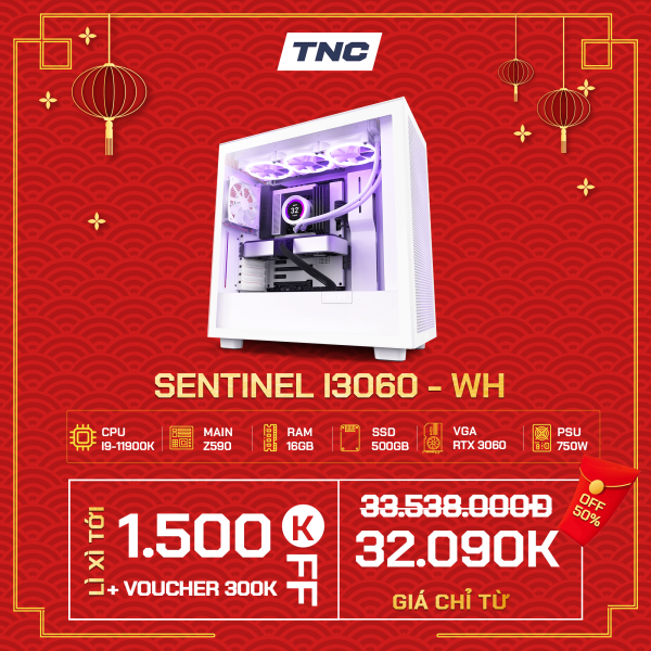 PC Gaming - Sentinel i3060 - WH