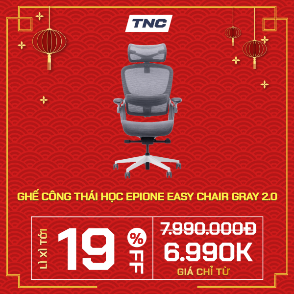 Ghế Công Thái Học Epione Easy Chair Gray 2.0