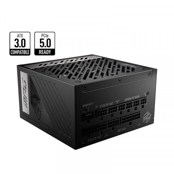 Nguồn MSI MPG A1000G 1000W - 80 Plus Gold - PCIE 5.0 