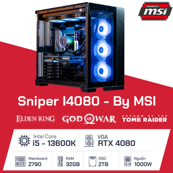 PC Gaming - Sniper I4080 BL ( Power By MSI )
