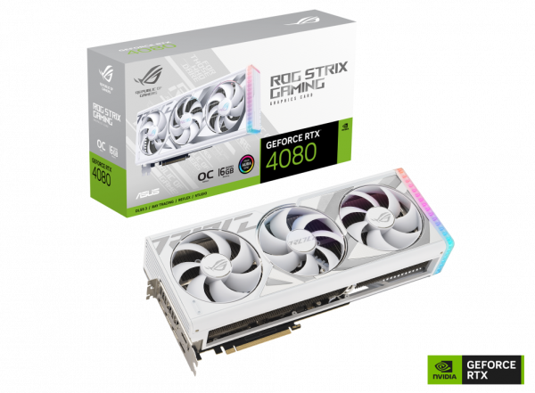 Card Màn Hình Asus ROG Strix RTX® 4080 OC 16GB Gaming White