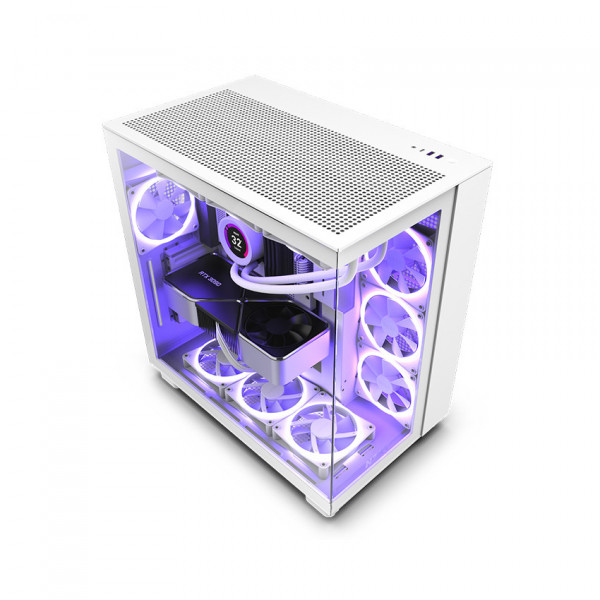 Vỏ case NZXT H9 Flow White