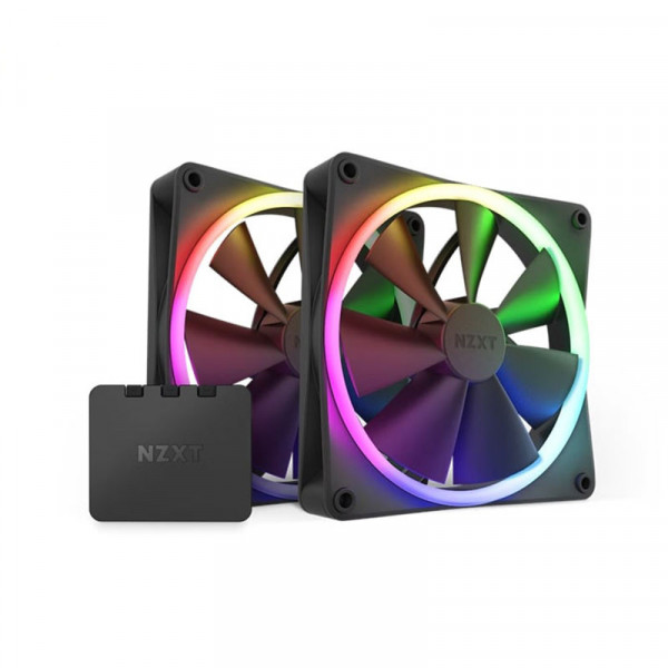 Quạt Tản Nhiệt NZXT F140RGB 140mm Twin Black (RF-R14DF-B1)