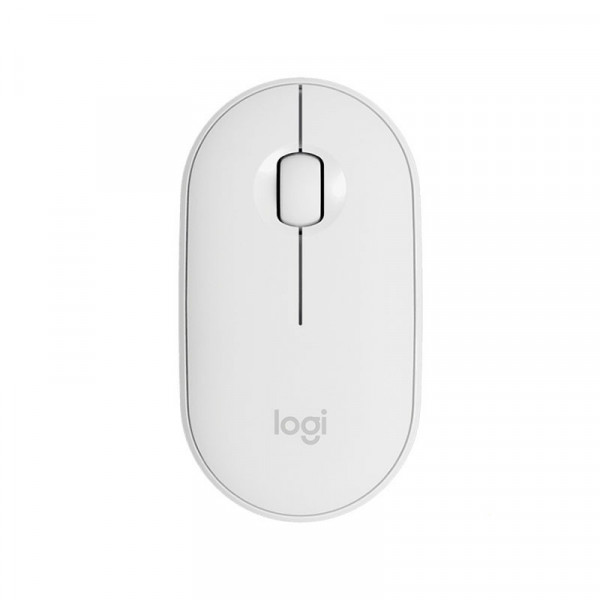 Chuột Không Dây Logitech Pebble M350 White (Wireless/ Bluetooth)