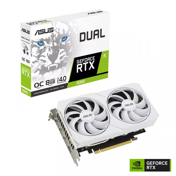 Card Màn Hình Asus Dual Geforce RTX 3060 O8G White