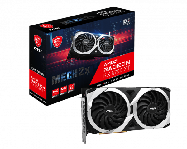 Card Màn Hình MSI Radeon RX 6750 XT MECH 2X 12GB OC