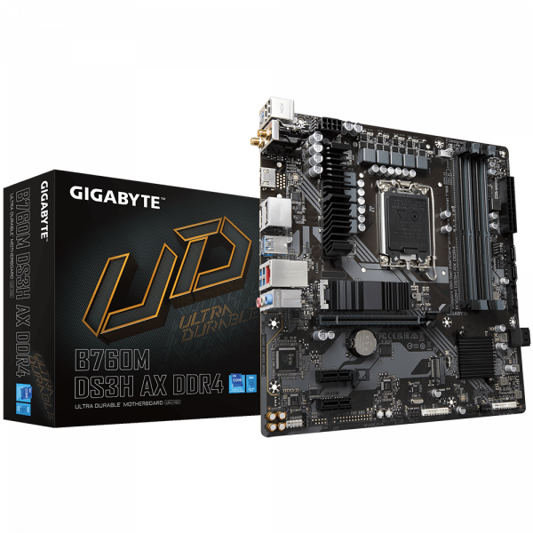 Bo Mạch Chủ GIGABYTE B760M DS3H AX DDR4