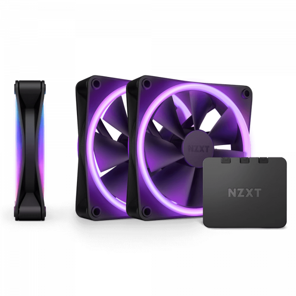 Quạt Tản Nhiệt NZXT F120 RGB Duo Triple Black