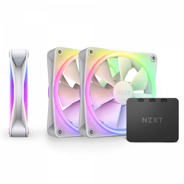 Quạt Tản Nhiệt NZXT F120 RGB Duo Triple White