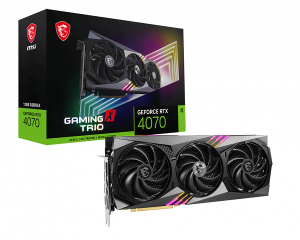 Card Màn Hình MSI GeForce RTX 4070 GAMING X TRIO 12G