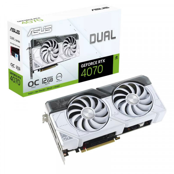 Card màn hình Asus Dual RTX™ 4070 O12G White GDDR6X