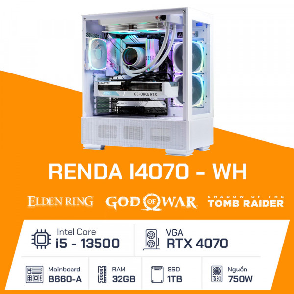 PC Đồ Họa - Renda I4070 - WH