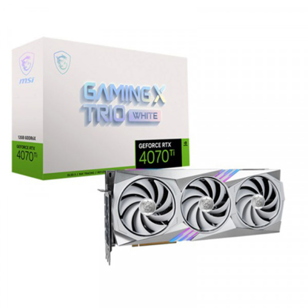 Card Màn Hình MSI GeForce RTX 4070 Ti Gaming X Trio White 12GB