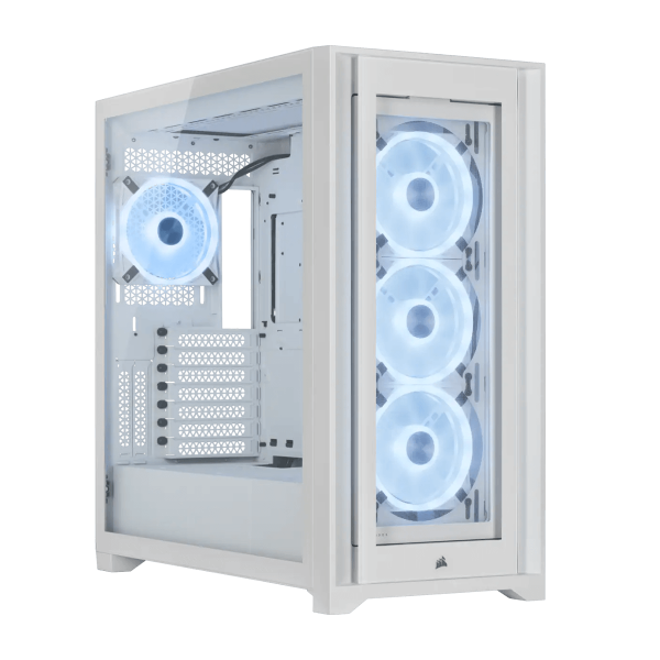 Vỏ Case Corsair iCUE 5000X RGB QL True White