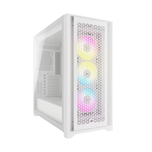 Vỏ Case Corsair iCUE 5000D RGB Airflow True White