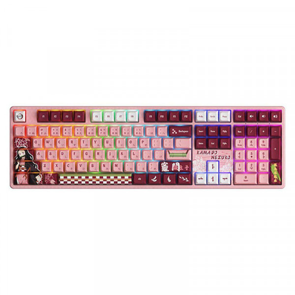 Bàn phím AKKO 5108B Plus Demon Slayer - Kamado Nezuko (Akko cs switch - Crystal)