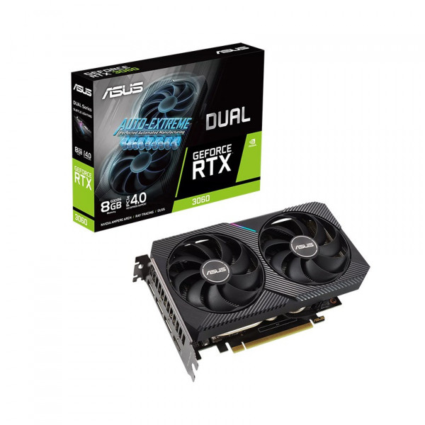 Card màn hình ASUS Dual GeForce RTX 3060 8GB GDDR6 (DUAL-RTX3060-8G)