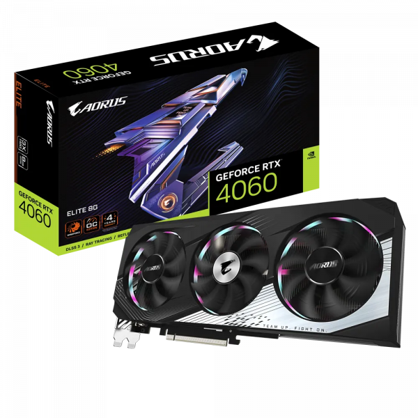 Card Màn Hình GIGABYTE AORUS GeForce RTX 4060 ELITE 8G