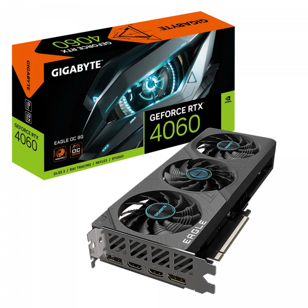 Card Màn Hình GIGABYTE GeForce RTX 4060 EAGLE OC 8G