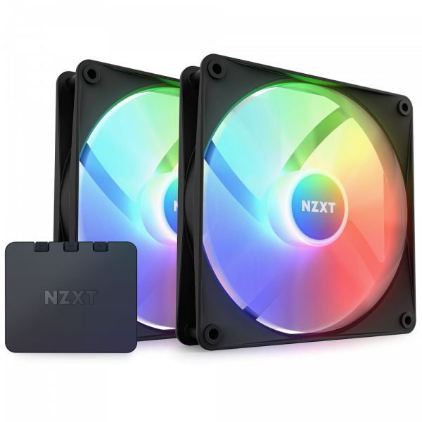 Quạt Tản Nhiệt NZXT F140 RGB Twin Pack Black (RF-C14DF-B1)