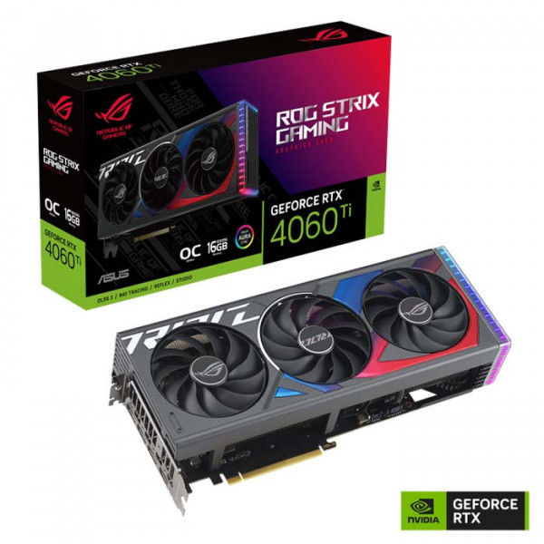 Card Màn Hình ASUS ROG Strix GeForce RTX 4060 Ti OC Edition 16GB GDDR6