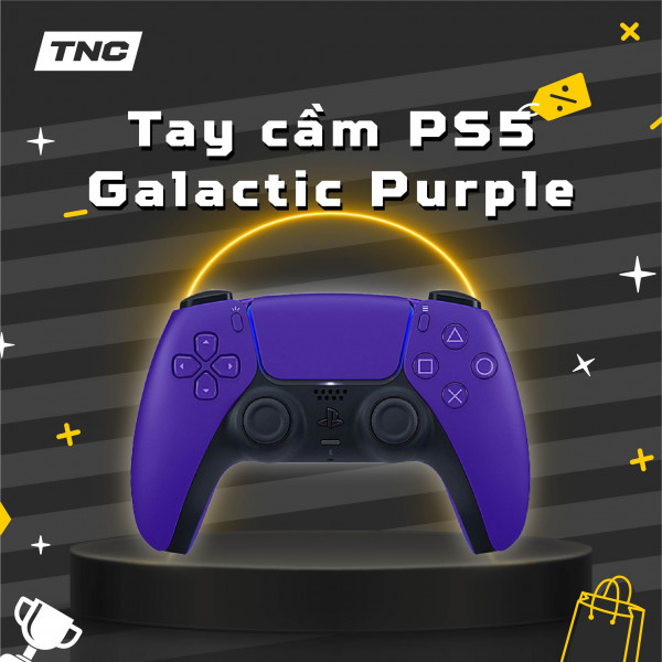 Tay Cầm Chơi Game Sony PS5 Dualsense Galactic Purple - Nhập Khẩu