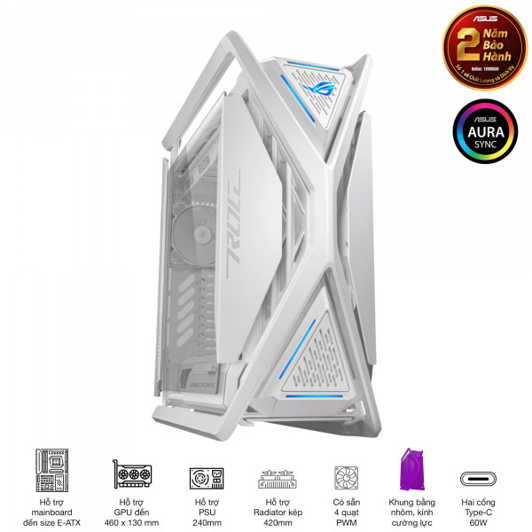 Vỏ Case ASUS ROG Hyperion GR701 - White