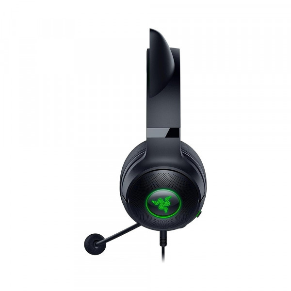 Tai Nghe Chùm Đầu Razer Kraken Kitty V2-USB Headset with RGB Kitty Ears-Đen(Black)_RZ04-04730100-R3M1