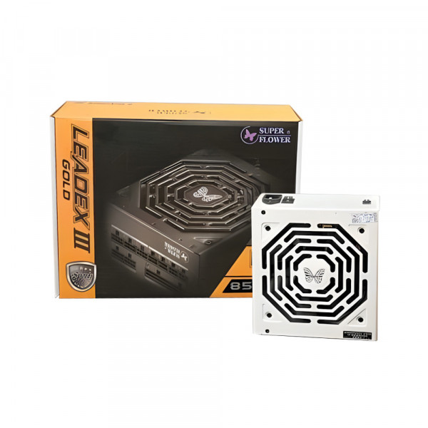 Nguồn Super Flower Leadex III Gold 850w - White 80 Plus Gold
