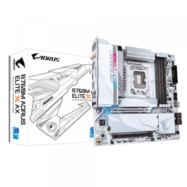 Bo Mạch Chủ Gigabyte B760M Aorus Elite X AX DDR5