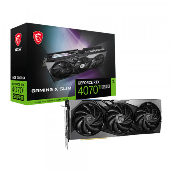 Card Màn Hình MSI GeForce RTX 4070 Ti SUPER 16G GAMING X SLIM